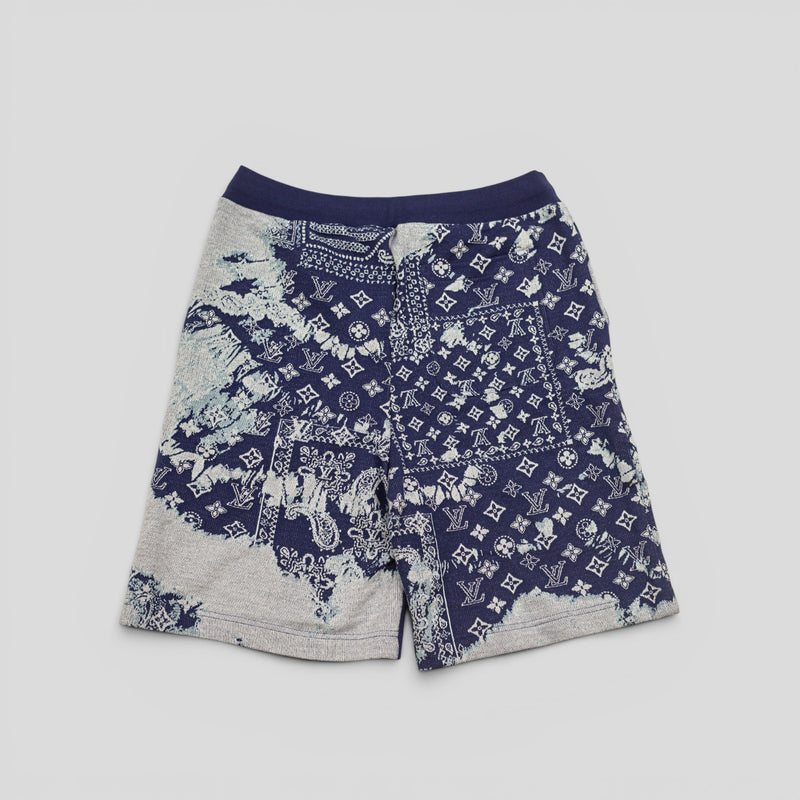 Louis Vuitton Monogram Bandana Shorts in Blue