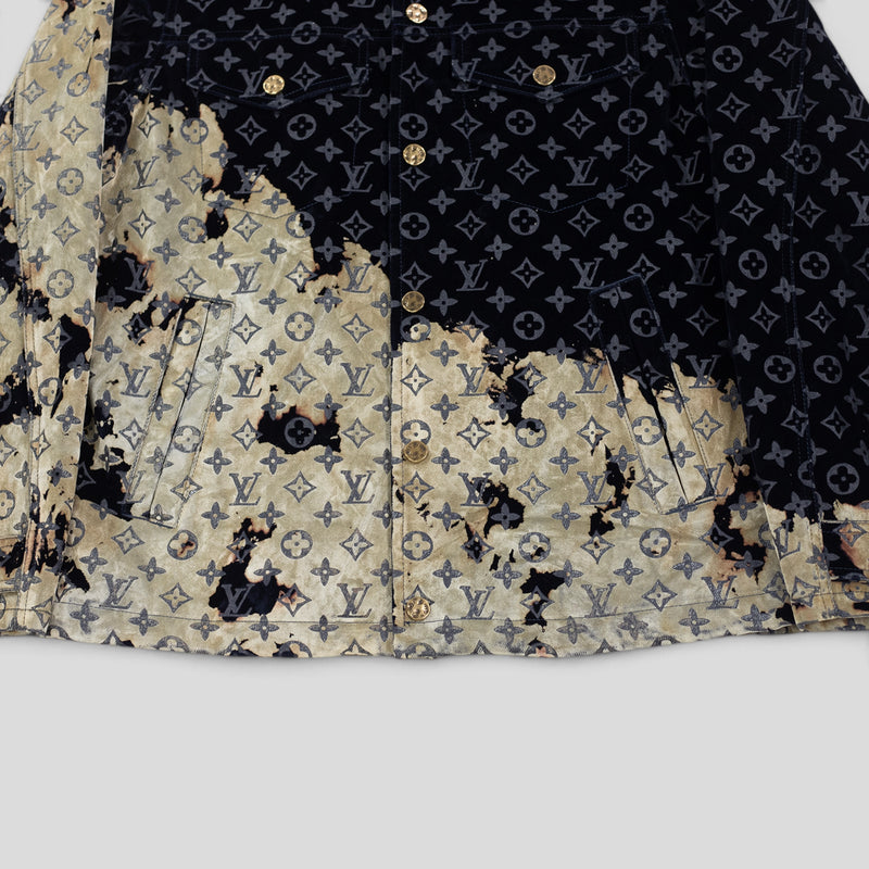 Louis Vuitton Monogram Bleach Denim Jacket