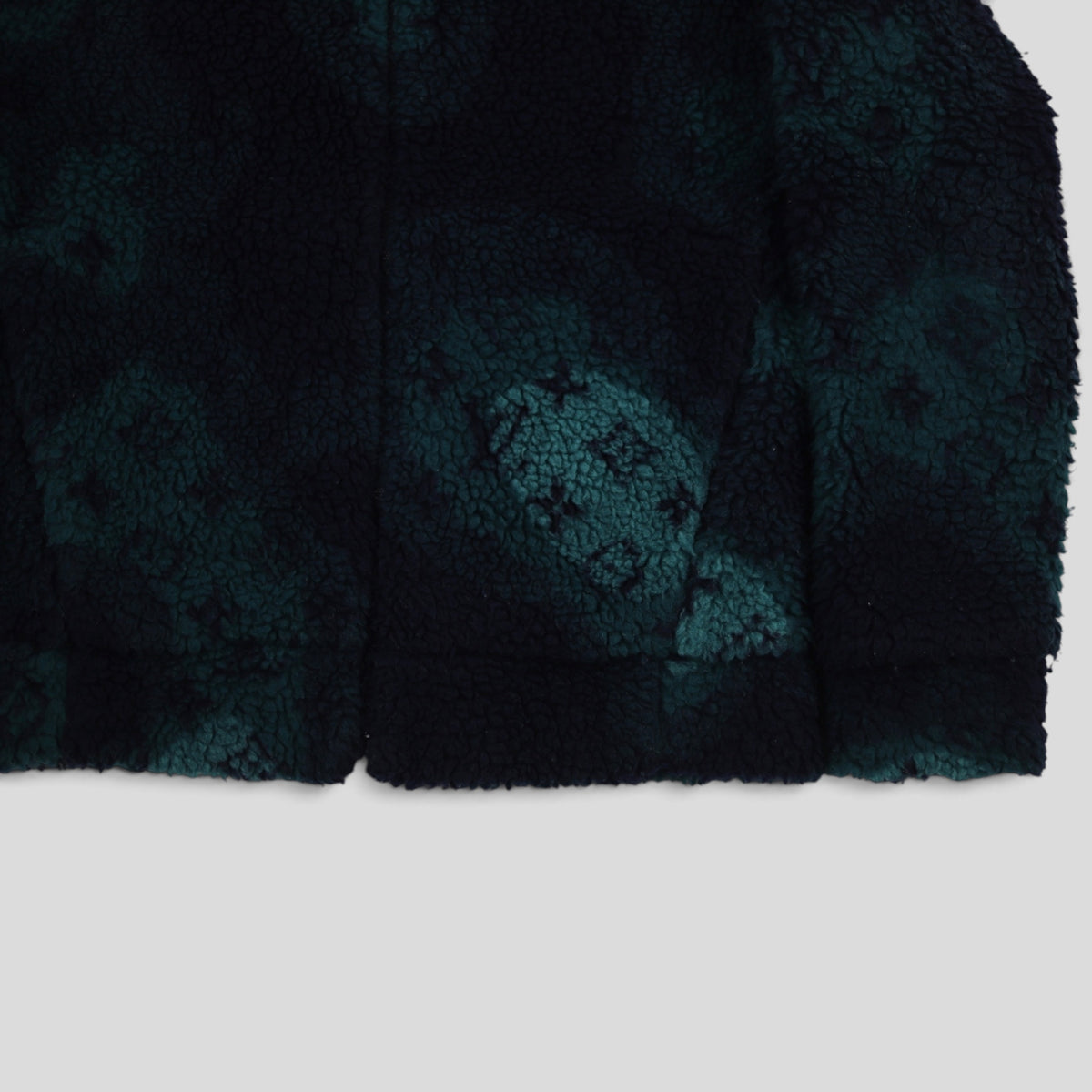 Louis Vuitton Monogram Camo Fleece Jacket in Blue / Green