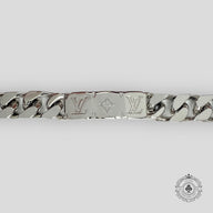 Louis Vuitton Monogram Chain Bracelet in Silver