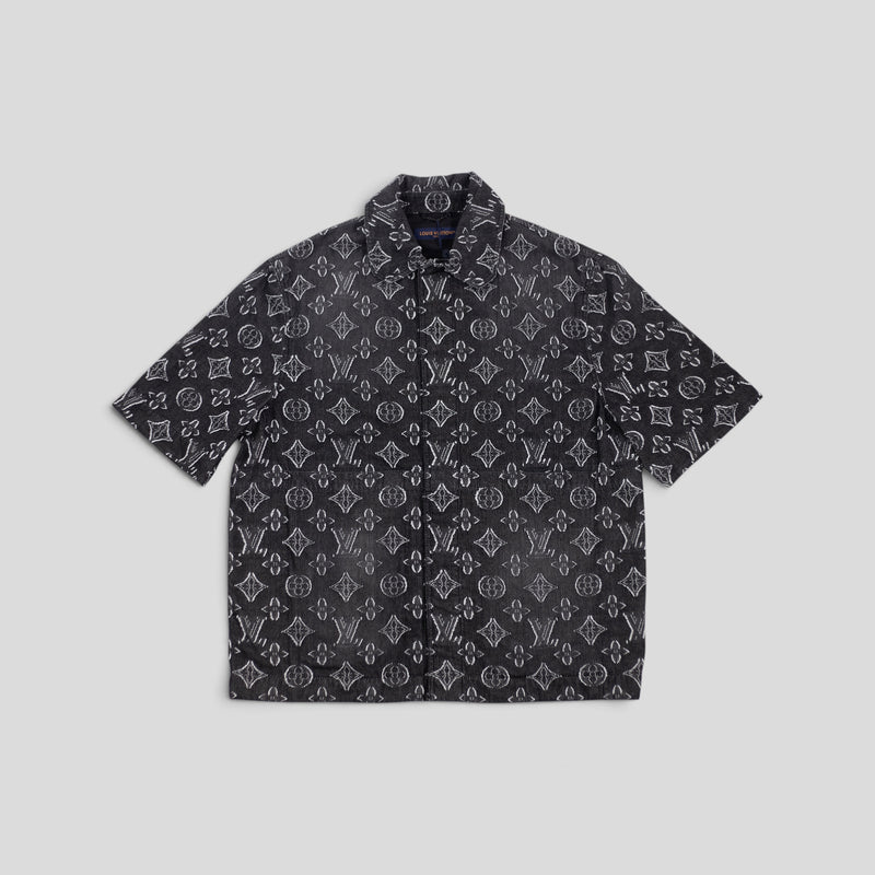 Louis Vuitton Monogram Chambray Shirt in Grey