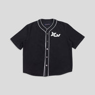 Louis Vuitton Monogram Denim Short Sleeve Shirt in Black