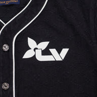 Louis Vuitton Monogram Denim Short Sleeve Shirt in Black