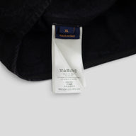 Louis Vuitton Monogram Denim Short Sleeve Shirt in Black