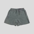 Louis Vuitton Monogram Jacquard Silk Blend Gym Shorts in Grey/Blue