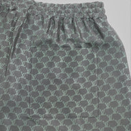 Louis Vuitton Monogram Jacquard Silk Blend Gym Shorts in Grey/Blue