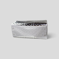 Louis Vuitton Monogram Mirror Keepall Bandouliere 50 in Silver
