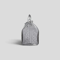 Louis Vuitton Monogram Mirror Keepall Bandouliere 50 in Silver