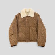 Louis Vuitton Monogram Shearling Jacket