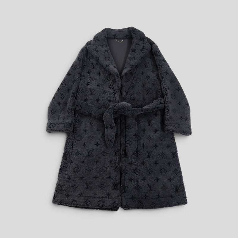 Louis Vuitton Monogram Shearling Overcoat