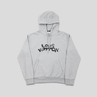 Louis Vuitton Neon Working Man Hoodie in Grey