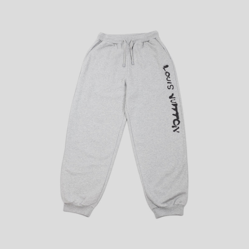 Louis Vuitton Neon Working Man Sweatpants in Grey