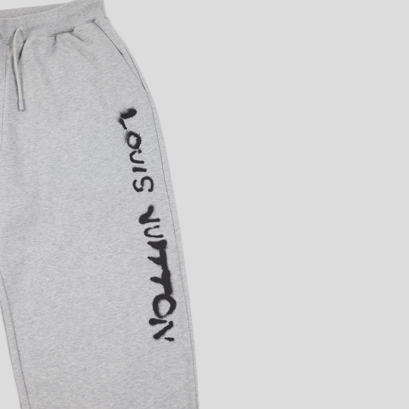 Louis Vuitton Neon Working Man Sweatpants in Grey
