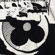 Louis Vuitton Parisian Collage Jacquard Hoodie in White/Black