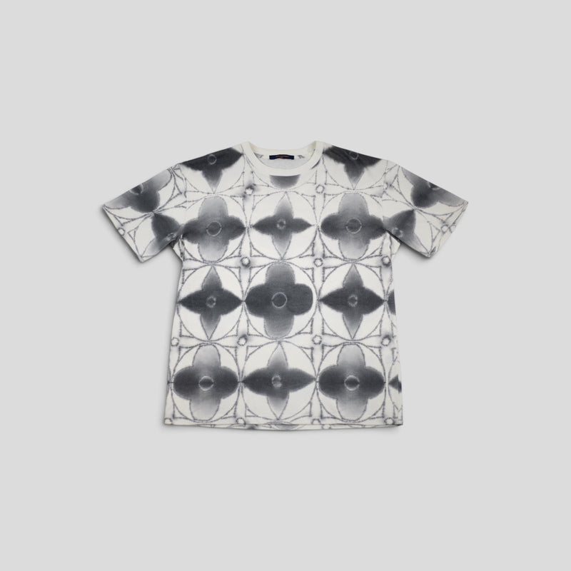 Louis Vuitton Printed Shibori Tie-Dye Tee in White