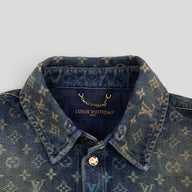 Louis Vuitton Rainbow Monogram Denim Shirt in Blue