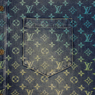 Louis Vuitton Rainbow Monogram Denim Shirt in Blue