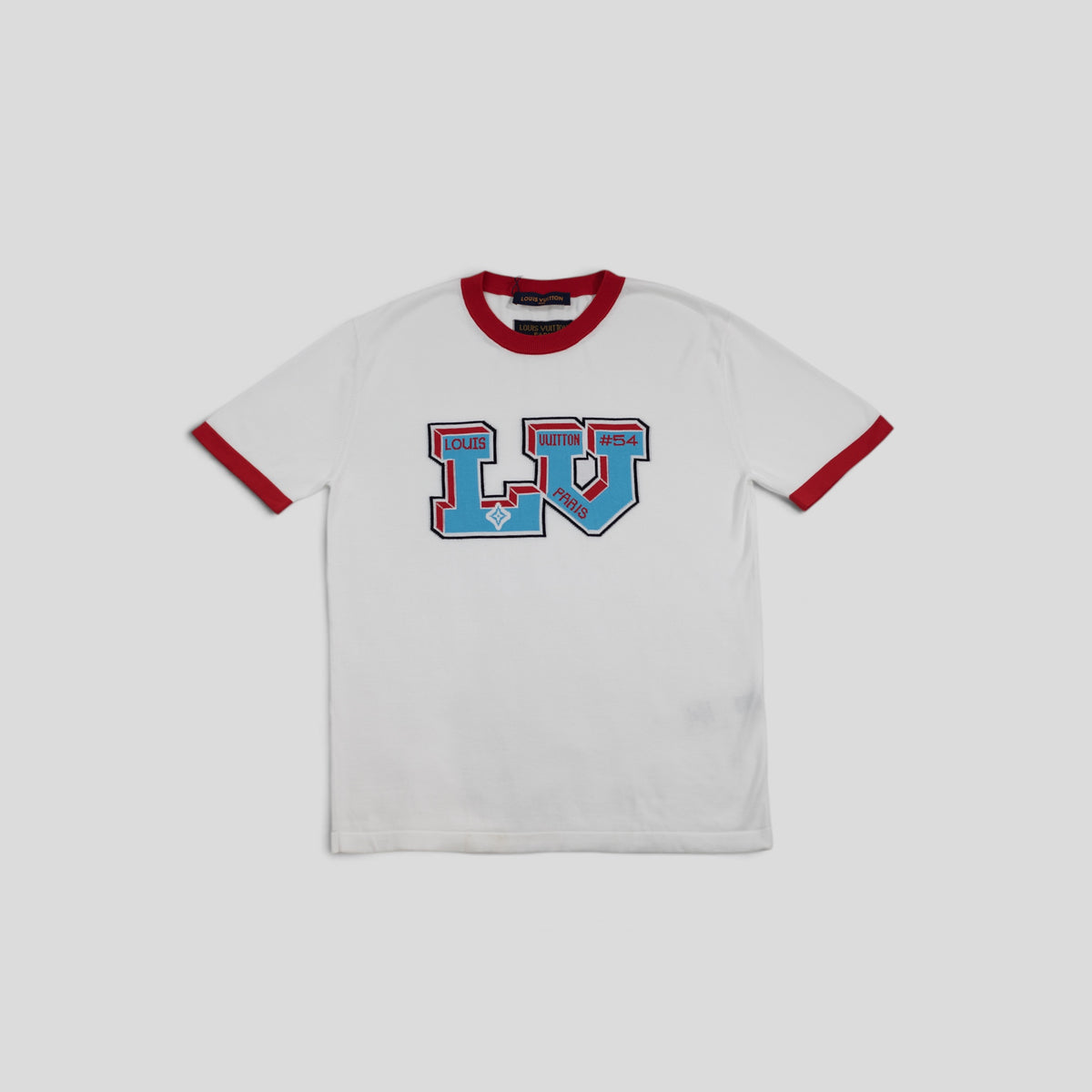 Louis Vuitton Signature LV Knit Tee in White