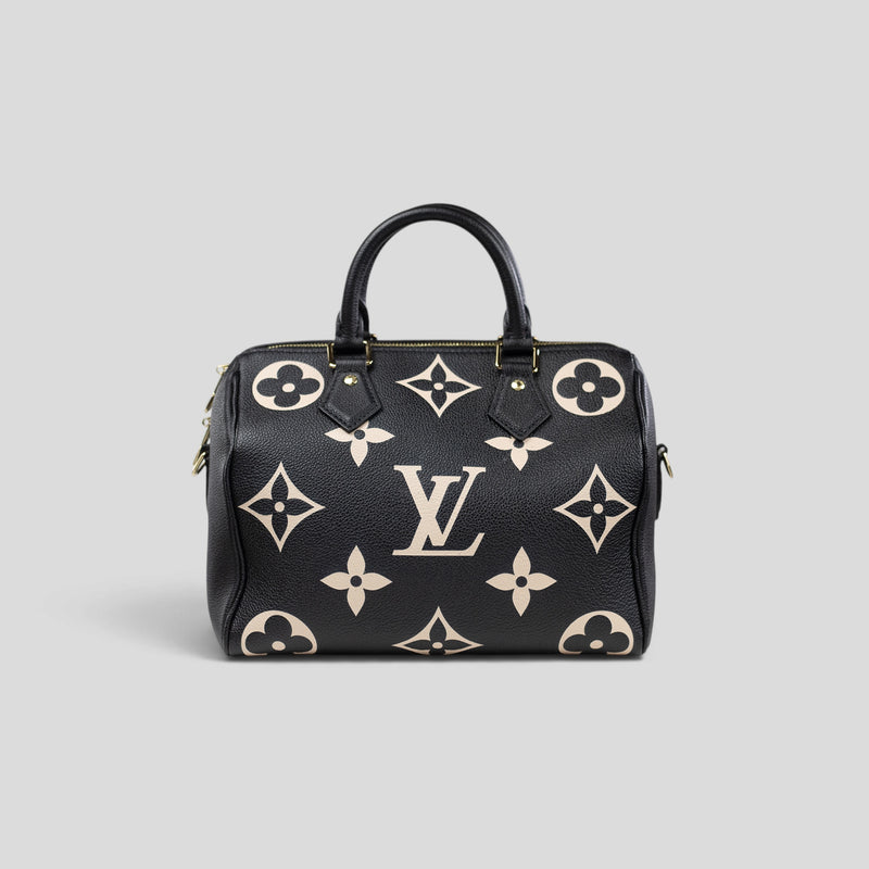 Louis Vuitton Speedy Bandoulière 25 Bicolor Monogram Empreinte