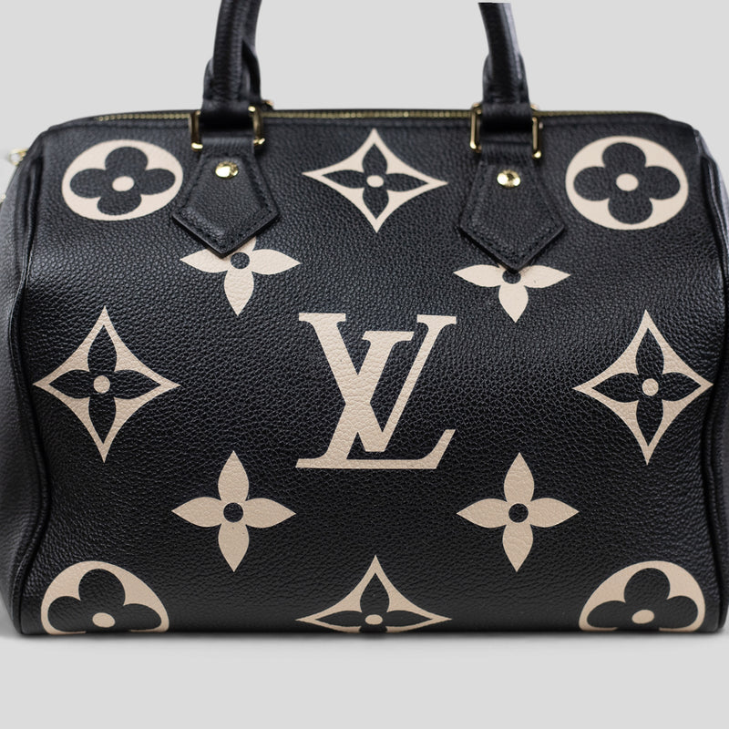 Louis Vuitton Speedy Bandoulière 25 Bicolor Monogram Empreinte