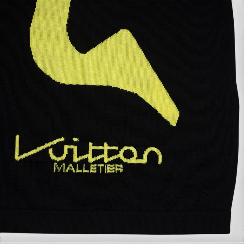 Louis Vuitton Sporty Line Intarsia Knit Crewneck in Black
