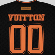 Louis Vuitton Sporty Monogram Jersey in Black / Orange