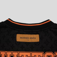 Louis Vuitton Sporty Monogram Jersey in Black / Orange