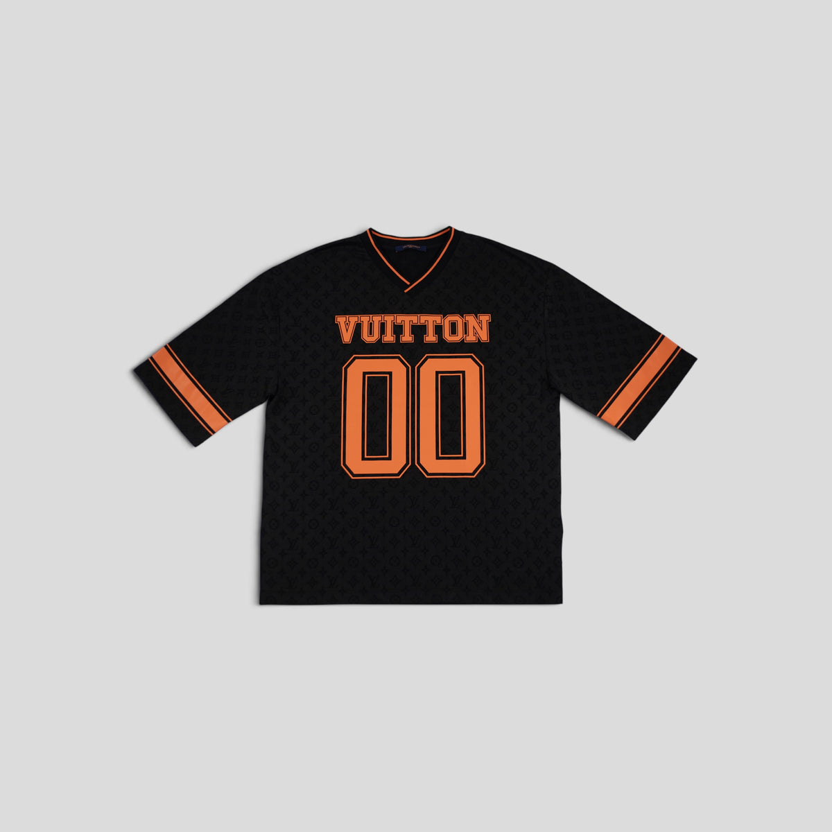 Louis Vuitton Sporty Monogram Jersey in Black / Orange