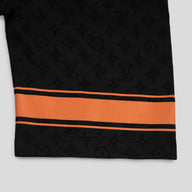 Louis Vuitton Sporty Monogram Jersey in Black / Orange