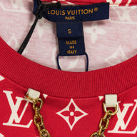 Louis Vuitton Stripe Accent Monogram Women's T-Shirt