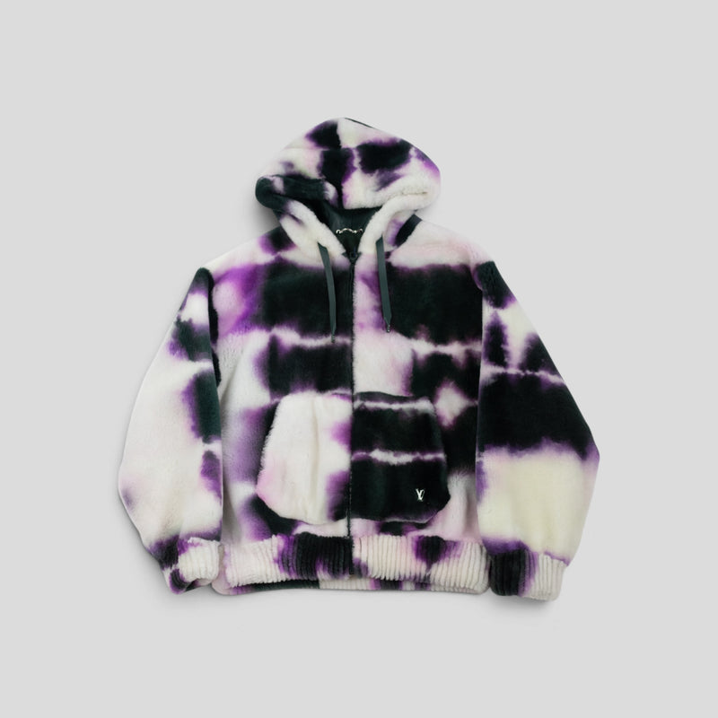 Louis Vuitton Tie-Dye Shearling Hoodie