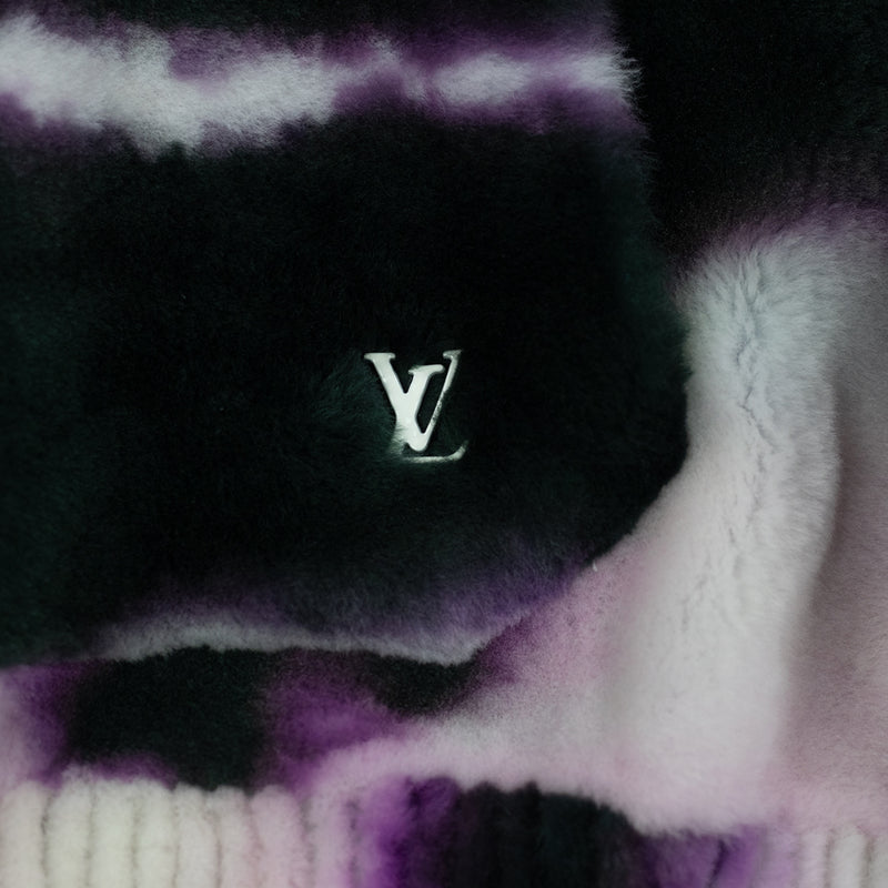 Louis Vuitton Tie-Dye Shearling Hoodie
