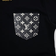 Louis Vuitton Women's Monogram Pocket T-Shirt in Black