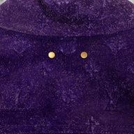 Louis Vuitton Workwear Monogram Embossed Suede Jacket in Purple