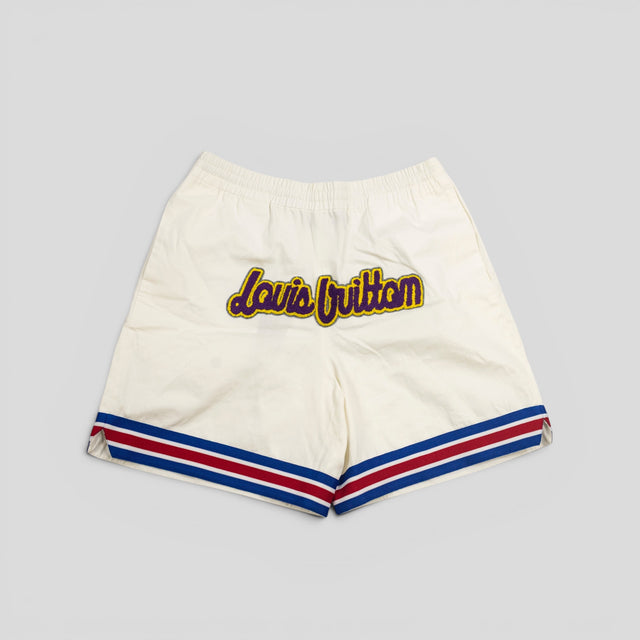 Louis Vuitton X NBA Basketball Shorts in White