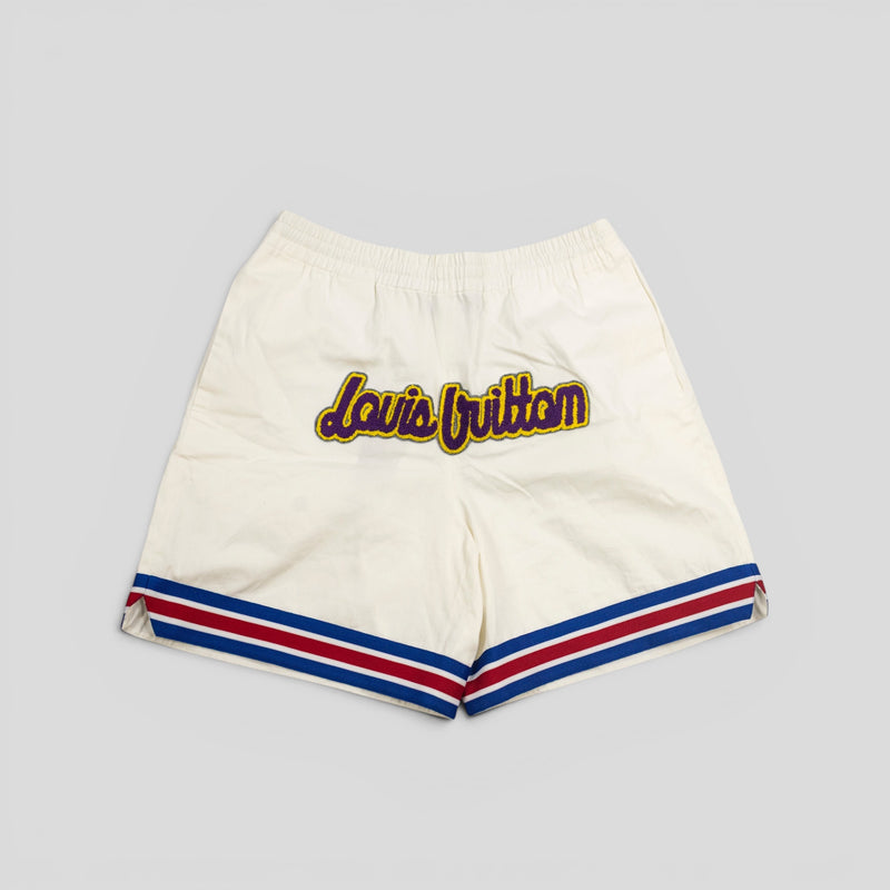 Louis Vuitton X NBA Basketball Shorts in White