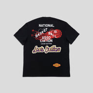 Louis Vuitton X NBA Multi Logo Tee in Black