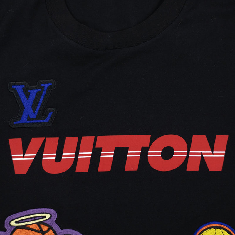 Louis Vuitton X NBA Multi Logo Tee in Black