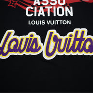 Louis Vuitton X NBA Multi Logo Tee in Black