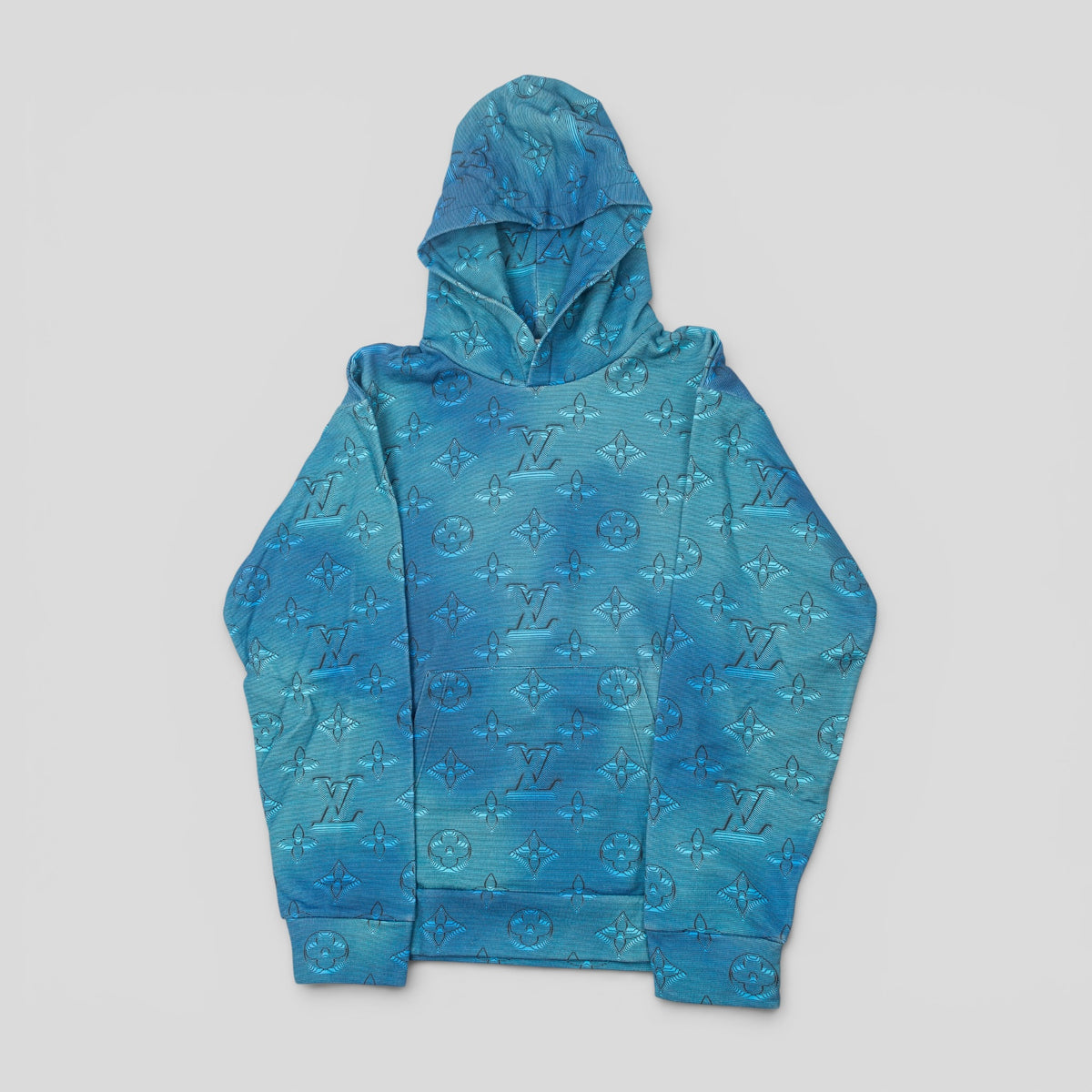 Louis Vuitton 3D Monogram Hoodie in Blue