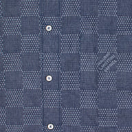 Louis Vuitton Damier Chambray Denim Shirt in Blue