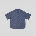 Louis Vuitton Damier Chambray Denim Shirt in Blue