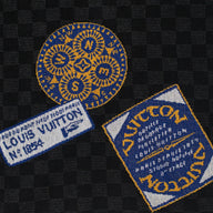 Louis Vuitton Damier Graphic Signature Short Sleeve Crewneck in Black