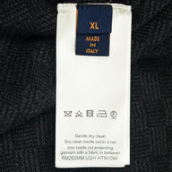 Louis Vuitton Damier Graphic Signature Short Sleeve Crewneck in Black