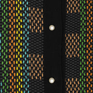 Louis Vuitton Damier Jacquard Pearl-Effect Button Up Knit Shirt