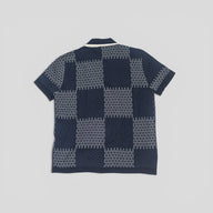 Louis Vuitton Damier Jacquard Quilted Cotton Button Up Shirt