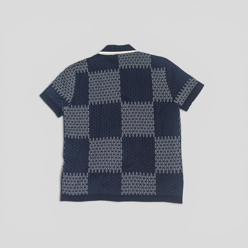 Louis Vuitton Damier Jacquard Quilted Cotton Button Up Shirt