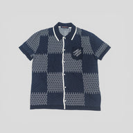 Louis Vuitton Damier Jacquard Quilted Cotton Button Up Shirt