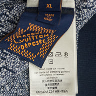 Louis Vuitton Damier Jacquard Quilted Cotton Button Up Shirt