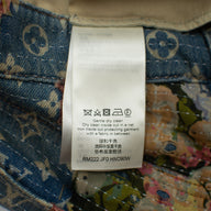Louis Vuitton Destroyed Carpenter Bell Bottom Denim